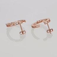 Semi Bloom Studs in 92.5 Silver