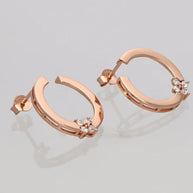 Semi Bloom Studs in 92.5 Silver