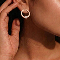 Semi Bloom Studs in 92.5 Silver