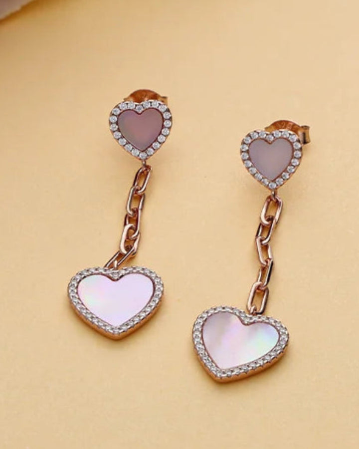 Heart Drift Drops in 92.5 Silver