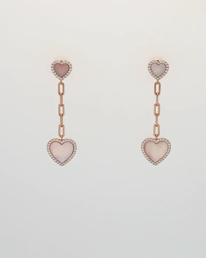 Heart Drift Drops in 92.5 Silver