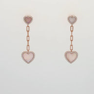 Heart Drift Drops in 92.5 Silver