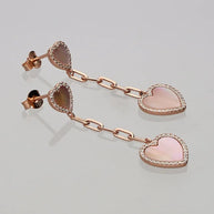 Heart Drift Drops in 92.5 Silver