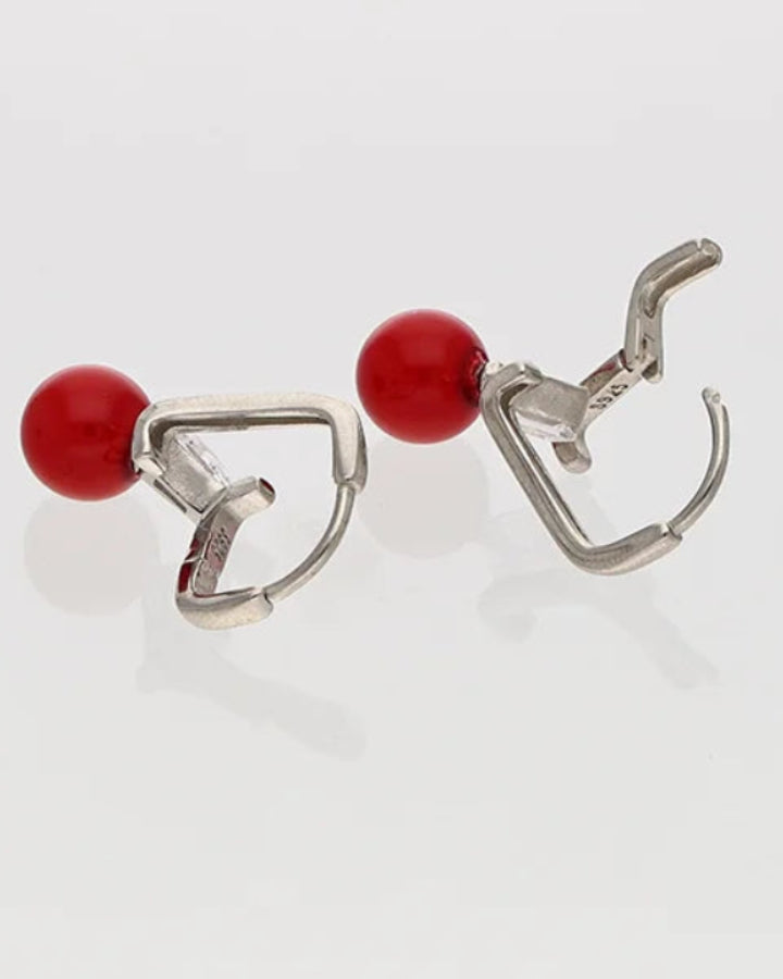 Red Loops in 92.5 Silver