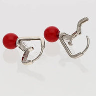 Red Loops in 92.5 Silver