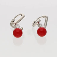 Red Loops in 92.5 Silver