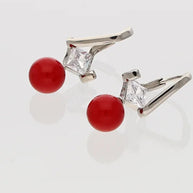 Red Loops in 92.5 Silver