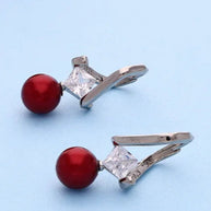 Maroon Loops in 92.5 Silver