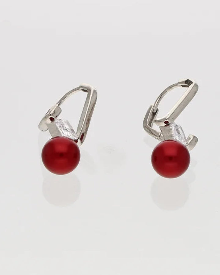 Maroon Loops in 92.5 Silver