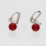 Maroon Loops in 92.5 Silver