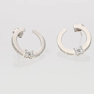 Florin Hoops in 92.5 Silver