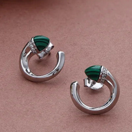 Cresel Studs in 92.5 Silver