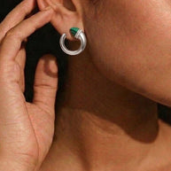 Cresel Studs in 92.5 Silver