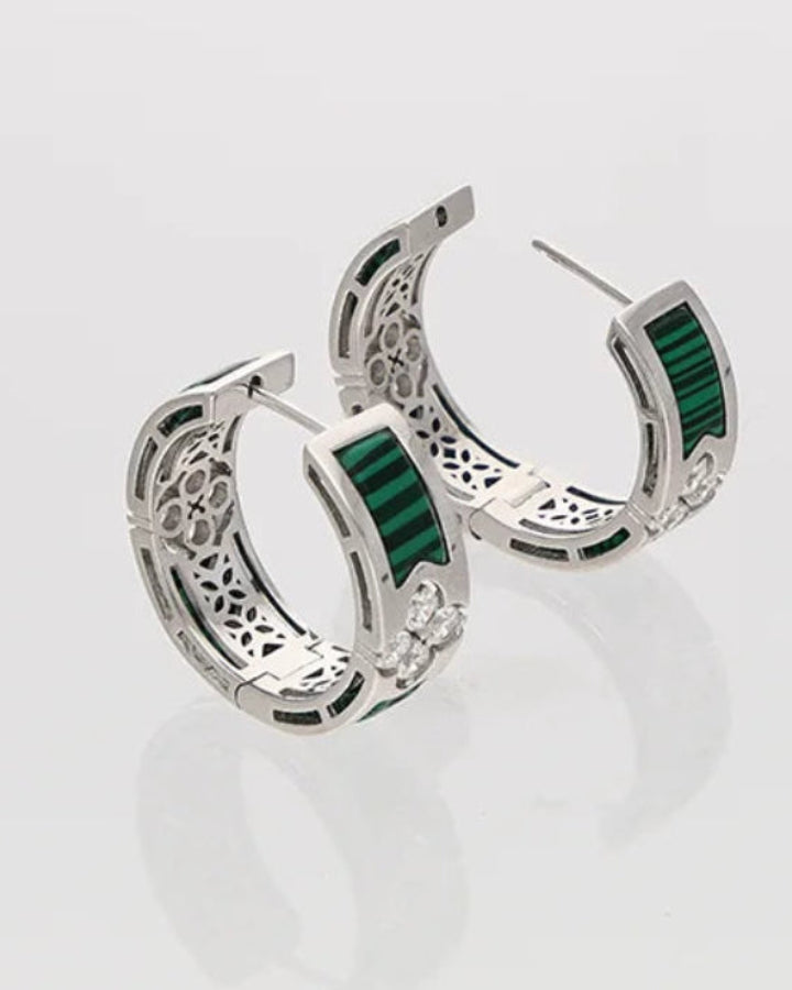 Baliere Hoops in 92.5 Silver