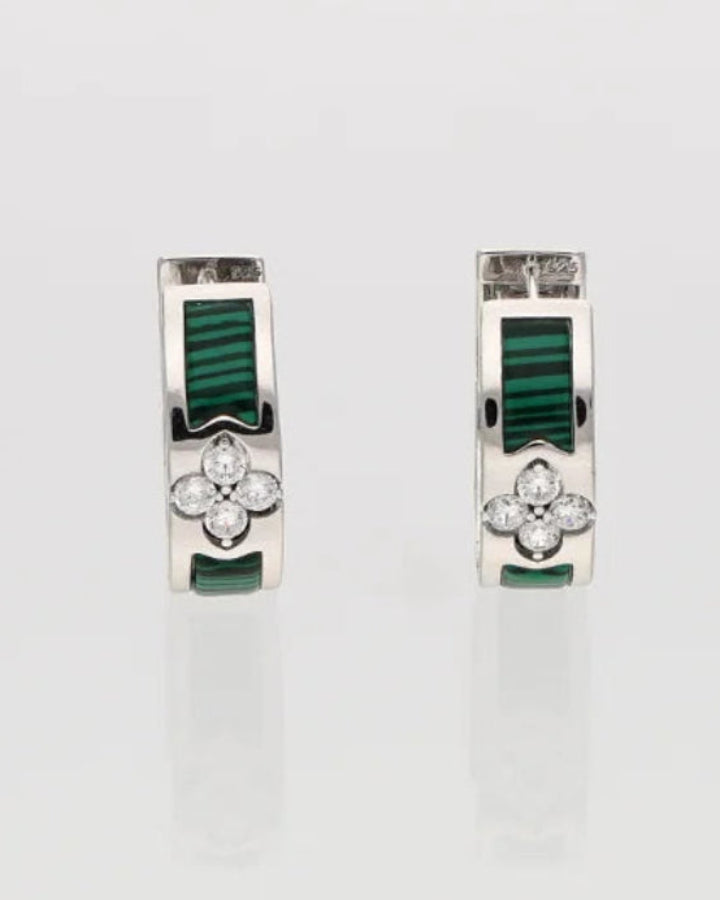 Baliere Hoops in 92.5 Silver