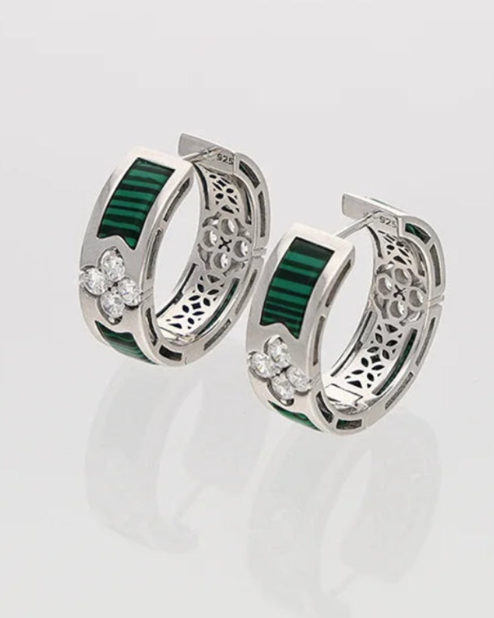 Baliere Hoops in 92.5 Silver