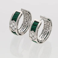 Baliere Hoops in 92.5 Silver