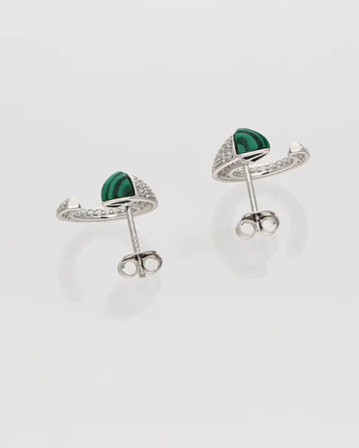 Lunara Moon Studs in 92.5 Silver