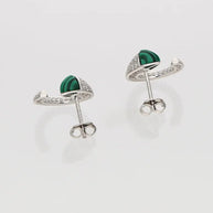 Lunara Moon Studs in 92.5 Silver