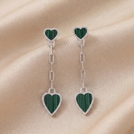 Heartlet Earrings in 92.5 Silver