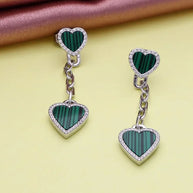 Heartlet Earrings in 92.5 Silver