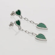 Heartlet Earrings in 92.5 Silver
