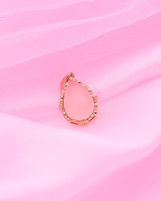 Oval Lace Pendant in 92.5 Silver