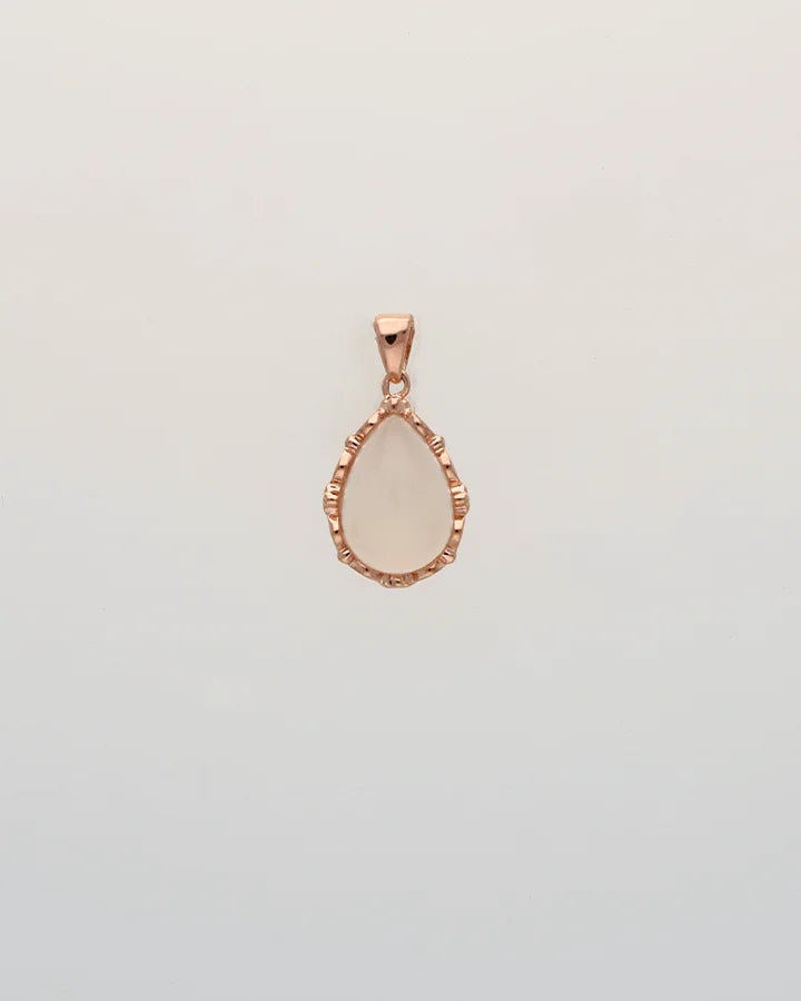 Oval Lace Pendant in 92.5 Silver