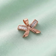 Bow Pendant in 92.5 Silver