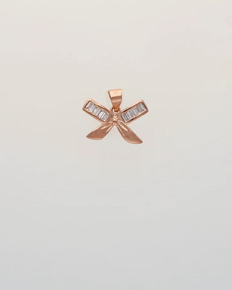 Bow Pendant in 92.5 Silver