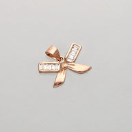 Bow Pendant in 92.5 Silver