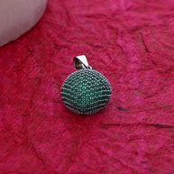 Verden Halo Pendant in 92.5 Silver