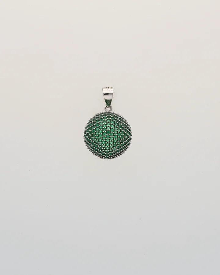 Verden Halo Pendant in 92.5 Silver