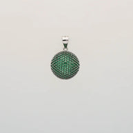 Verden Halo Pendant in 92.5 Silver