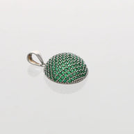 Verden Halo Pendant in 92.5 Silver