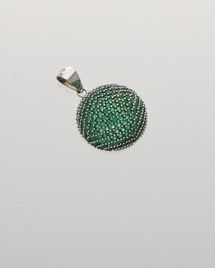 Verden Halo Pendant in 92.5 Silver