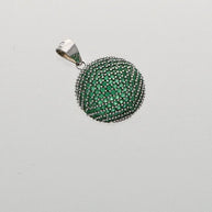 Verden Halo Pendant in 92.5 Silver