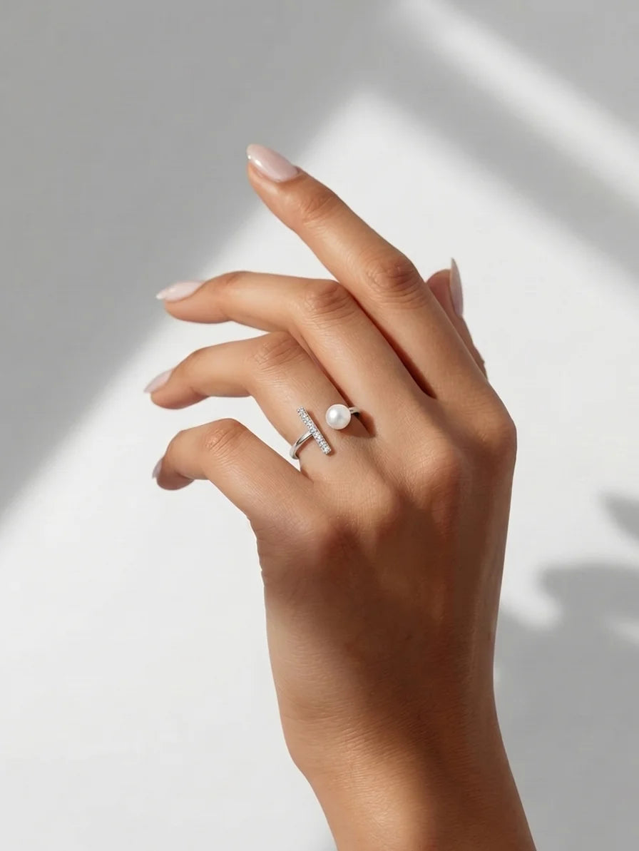 Perle Ring in 92.5 Silver