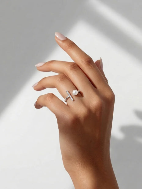 Perle Ring in 92.5 Silver