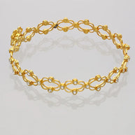 Floriva Ring Kada in 92.5 Silver