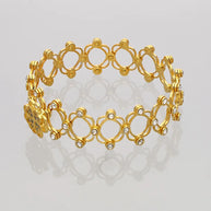 Floriva Ring Kada in 92.5 Silver
