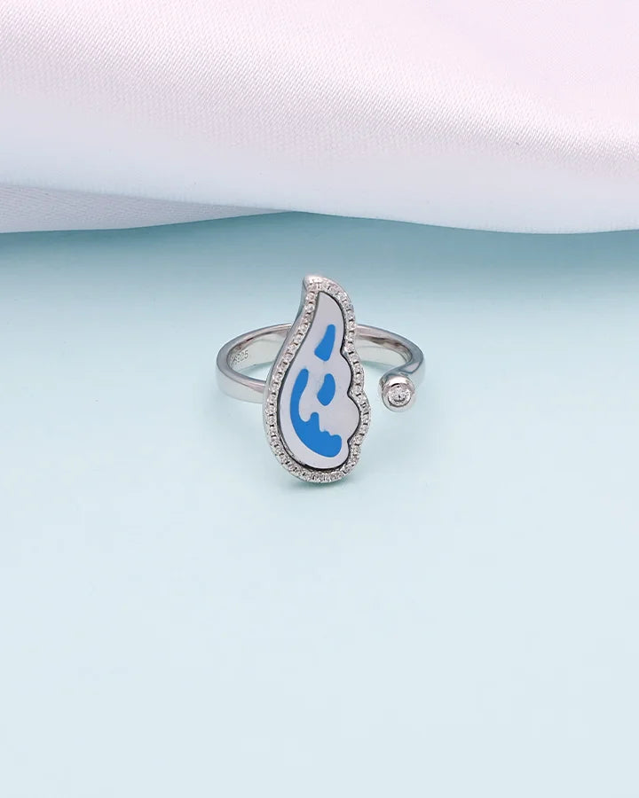 Elvique Adjustable Ring in 92.5 Silver