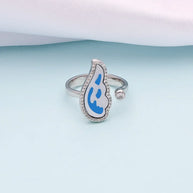 Elvique Adjustable Ring in 92.5 Silver
