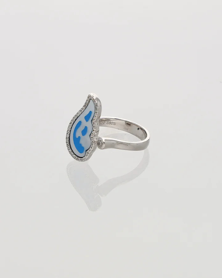 Elvique Adjustable Ring in 92.5 Silver