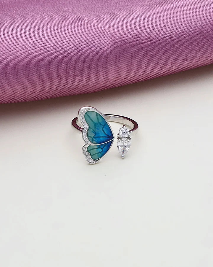 Serenya Adjustable Ring in 92.5 Silver