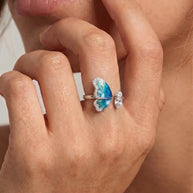 Serenya Adjustable Ring in 92.5 Silver