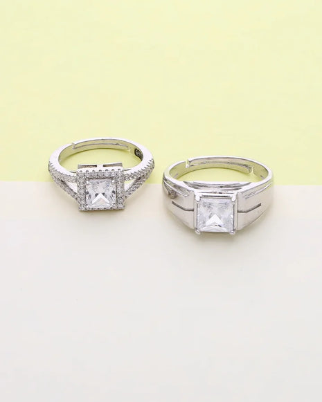 Eterna Duo Ring in 92.5 Silver