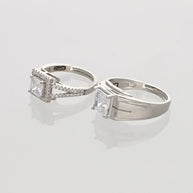 Eterna Duo Ring in 92.5 Silver