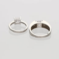 Velmora Duo Ring in 92.5 Silver