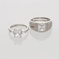 Promise Duo Ring in 92.5 Silver